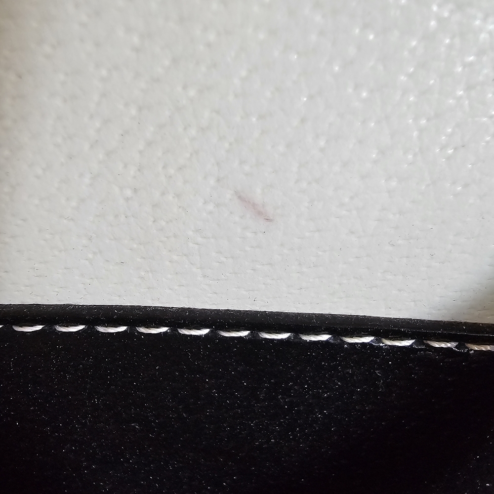 kate spade cream and black satchel bag - Picture 9 of 9